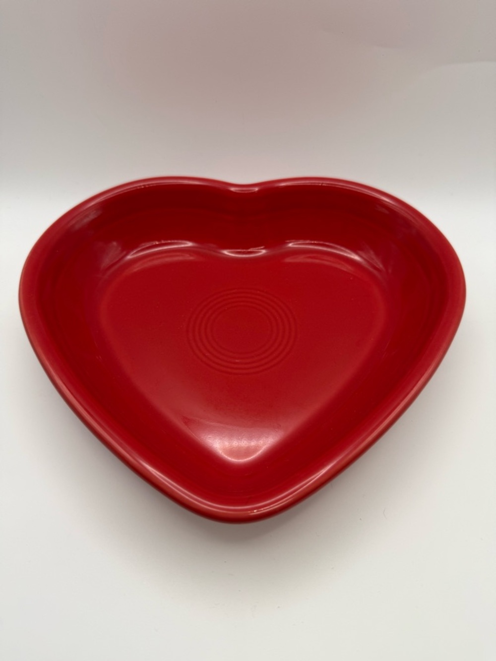 ✨3/$30 Fiesta Heart-Shaped Red Ceramic Dish Bowl